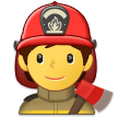 🧑‍🚒 Feuerwehrmann/-Frau Emoji von Samsung