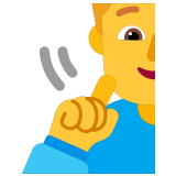 🧏‍♂️ Deaf Man, Emoji by Microsoft