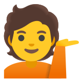 💁 Person Tipping Hand, Emoji by Google