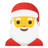 🎅 Weihnachtsmann Emoji von Google