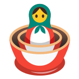 🪆 Matroschka Emoji von Google