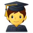 🧑‍🎓 Student(in) Emoji von Samsung