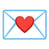 💌 Lettre D’amour Emoji par Google
