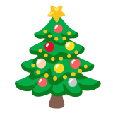 🎄 Weihnachtsbaum Emoji von Google