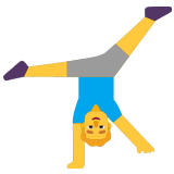 🤸‍♂️ Homme Faisant La Roue Emoji par Microsoft