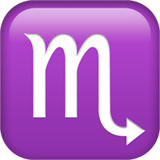 ♏ Skorpion (sternzeichen) Emoji von Apple