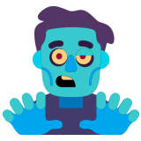 🧟‍♂️ Männlicher Zombie Emoji von Microsoft