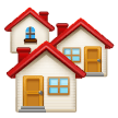 🏘️ Houses, Emoji by Samsung