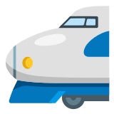 🚅 Поезд-Пуля, смайлик от Google