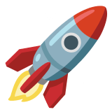 🚀 Rakete Emoji von Google