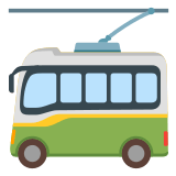 🚎 Oberleitungsbus Emoji von Google
