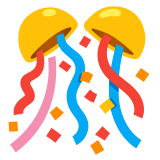 🎊 Confetti Ball, Emoji by Google