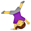 🤸‍♀️ Woman Cartwheeling, Emoji by Samsung
