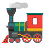 🚂 Dampflokomotive Emoji von Google