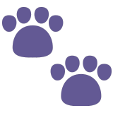 🐾 Empreintes D’animaux Emoji par Microsoft