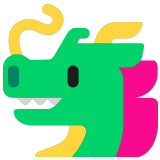 🐲 Drachengesicht Emoji von Microsoft