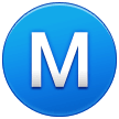 Ⓜ️ Buchstabe „m“ in Kreis Emoji von Samsung