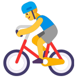 🚴‍♂️ Cycliste Homme Emoji par Microsoft