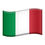 🇮🇹 Drapeau : Italie Emoji par Apple