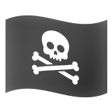 🏴‍☠️ Pirate Flag, Emoji by Google