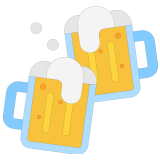 🍻 Bierkrüge Emoji von Microsoft