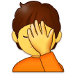🤦 Personne Avec La Paume Sur Le Visage Emoji par Samsung