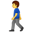 🚶‍♂️ Man Walking, Emoji by Samsung