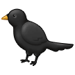 🐦‍⬛ Black Bird, Emoji by Samsung