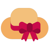 👒 Damenhut Emoji von Microsoft