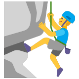 🧗‍♂️ Bergsteiger Emoji von Microsoft