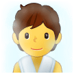 🧖 Person in Dampfsauna Emoji von Samsung