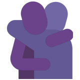 🫂 People Hugging, Emoji by Microsoft