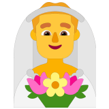 👰‍♂️ Mann Mit Schleier Emoji von Microsoft