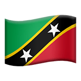 🇰🇳 Flagge: St. Kitts Und Nevis Emoji von Apple