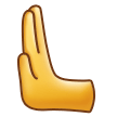 🫷 Leftwards Pushing Hand, Emoji by Samsung