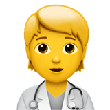 🧑‍⚕️ Arzt/ärztin Emoji von Apple
