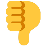 👎 Daumen Runter Emoji von Microsoft