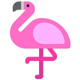 🦩 Flamingo Emoji von Microsoft