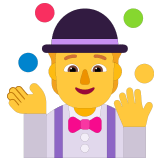 🤹 Jongleur(in) Emoji von Microsoft