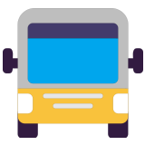 🚍 Vorderansicht Bus Emoji von Microsoft