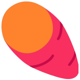 🍠 Roasted Sweet Potato, Emoji by Microsoft