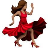💃🏽 Woman Dancing: Medium Skin Tone, Emoji by Apple