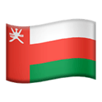 🇴🇲 Drapeau : Oman Emoji par Microsoft
