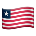 🇱🇷 Flagge: Liberia Emoji von Microsoft