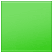🟩 Green Square, Emoji by Samsung