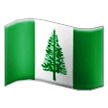 🇳🇫 Drapeau : Île Norfolk Emoji par Samsung