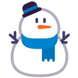 ⛄ Schneemann Ohne Schneeflocken Emoji von Microsoft