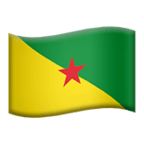 🇬🇫 Drapeau : Guyane Française Emoji par Microsoft