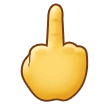 🖕 Doigt D’honneur Emoji par Samsung