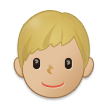 👦🏼 Junge: Mittelhelle Hautfarbe Emoji von Samsung